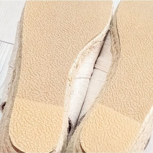(27-4250) mysoft Women's Espadrille Wedge Sandals Sz 9.5 - Picture 9 of 9